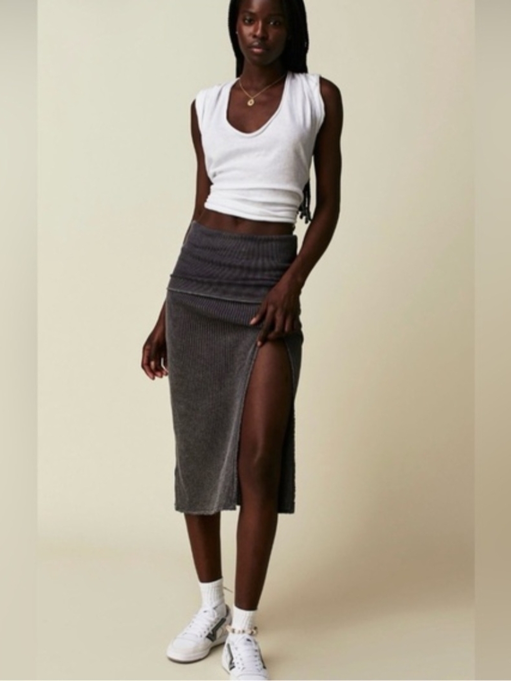 Free People Midi Skirt - Picture 3 of 6